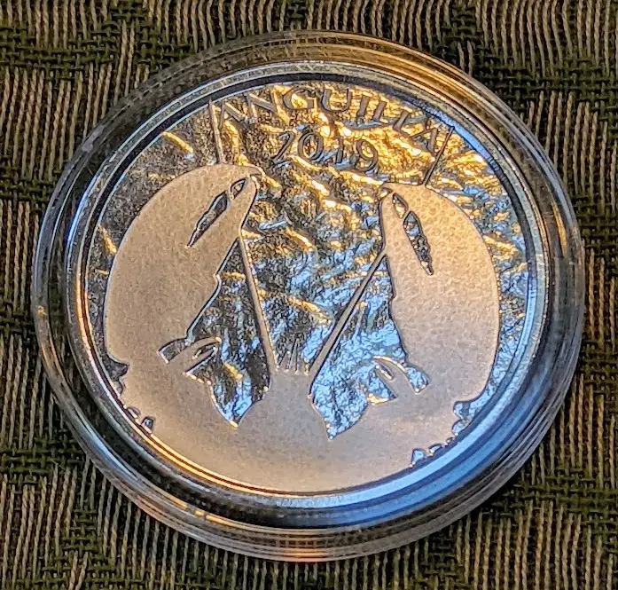 2019 Anguilla 1 oz Silver Lobster BU image