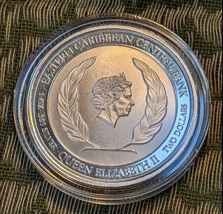 2019 Anguilla 1 oz Silver Lobster BU - View 2