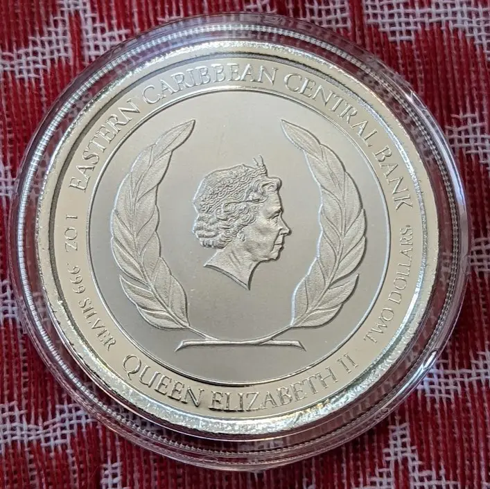 Antigua & Barbuda 1 oz Silver Rum Runner 2018 BU thumbnail 2