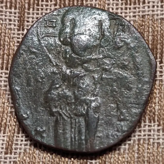 Anonymous Byzantine Follis Christ Standing Class C (969-1081 AD) VF-XF image