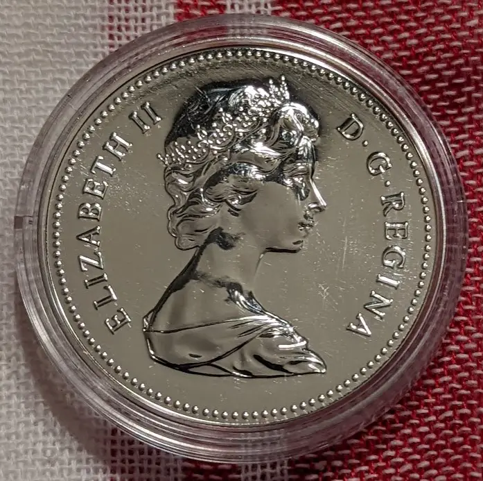 Canada Silver Dollar 1679-1979 Griffon Ship - View 2