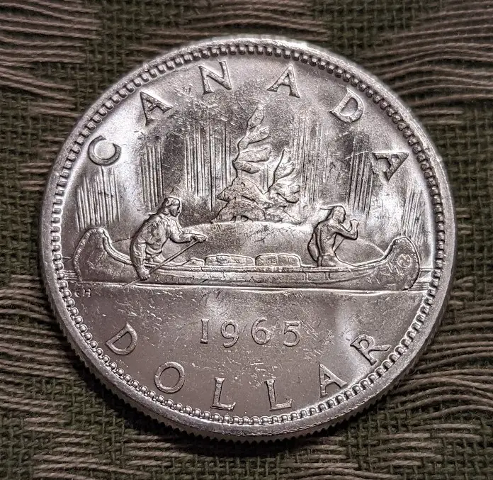 Canada Silver Dollar 1965 image