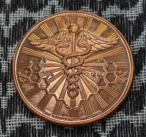 Cannabis Forever 1oz Copper Round - View 2