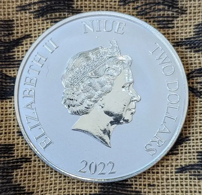 Disney's Lady & The Tramp Silver Coin 1oz 2022 Niue - View 2