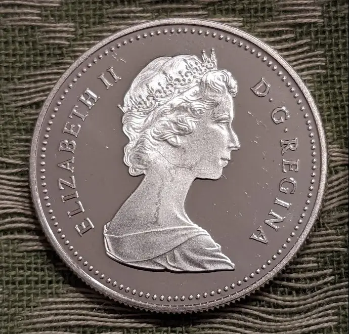 1983 Canada Silver Dollar Proof - Edmonton University Games - View 2