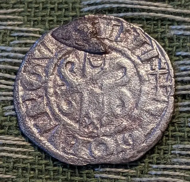 France Duchy of Burgundy AR Denier Hugh IV image