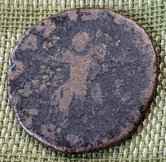 Kushan Empire Bronze Tetradrachm VF - View 2