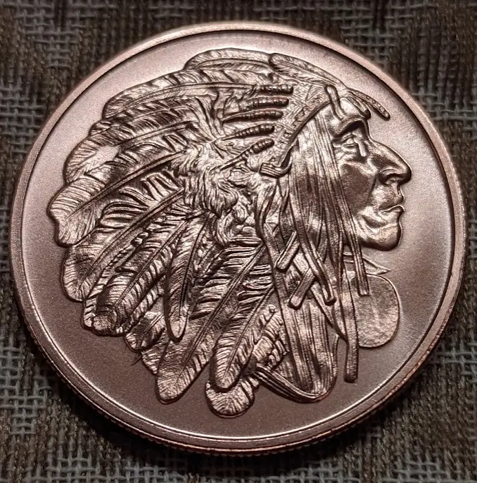 Medallion Chief 1oz Copper Round image