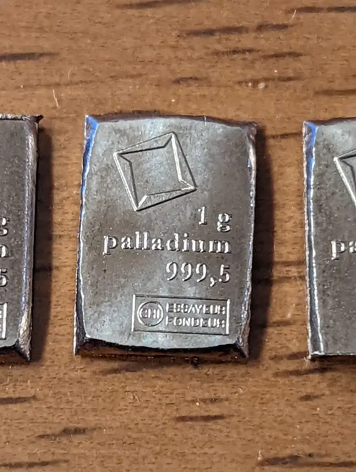 1 Gram Palladium Bar image