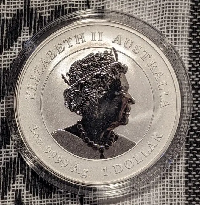 2022 1 oz Lunar Year of The Tiger Series III Perth Mint Dragon privy - View 2
