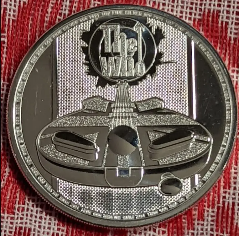 The Who BU 2021 Great Britain 1 oz Silver Music Legends image